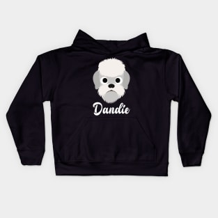 Dandie - Dandie Dinmont Terrier Kids Hoodie